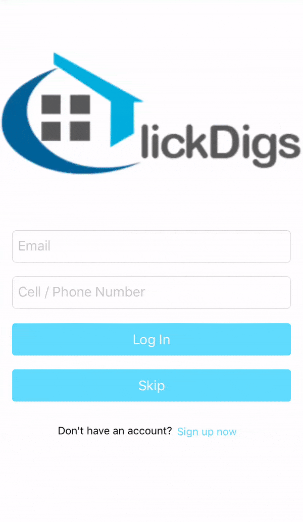 ClickDigs App